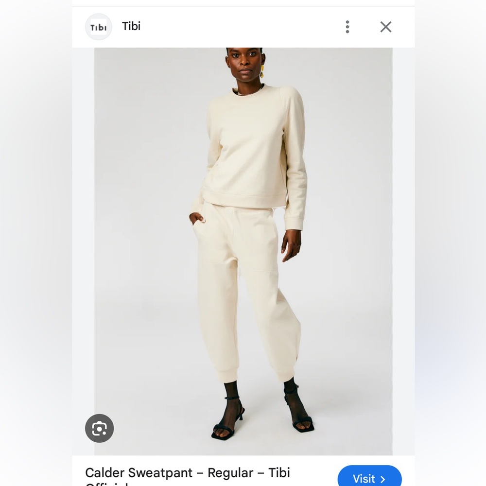 Tibi Calder Sweatpant Size Small